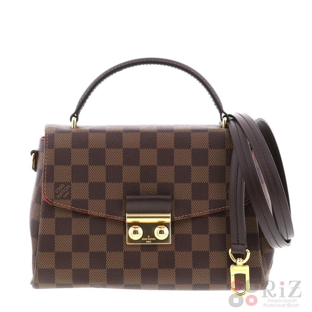 LOUIS VUITTON Croisette Bag Handbag Damier Ebene Brown
